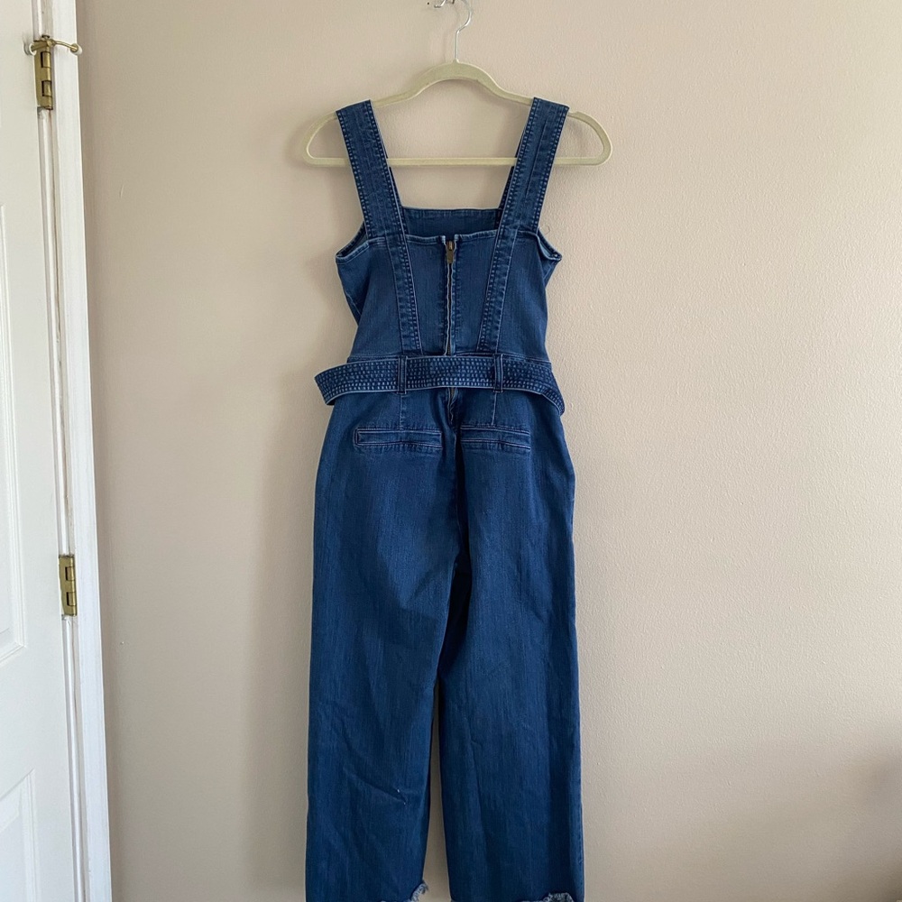 Rachel by Rachel Roy Sleeveless Denim Jumpsuit Size 0 - Picture 8 of 8